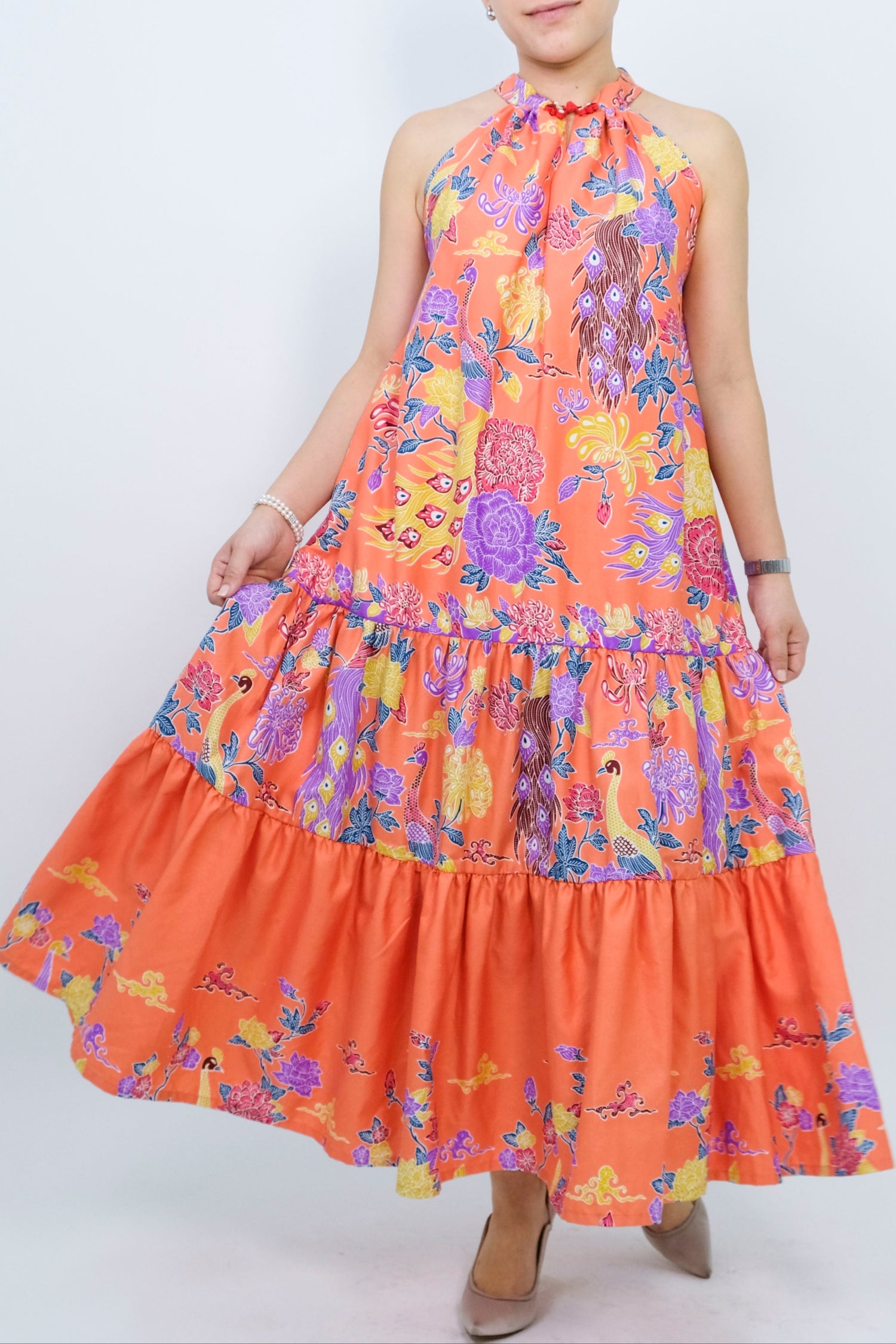 Malaysia-Batik-Attire-Dress-Women